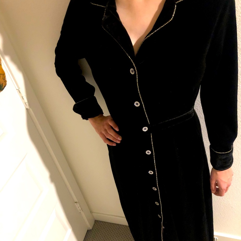 Black Velvet Dress size M